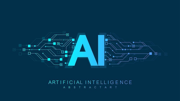 Kunstmatige intelligentie Logo pictogram concept