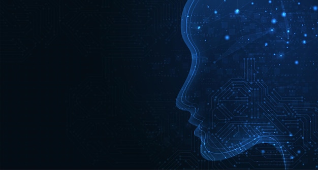 Kunstmatige intelligentie machine learning ai data deep learning voor toekomstige technologische kunstwerken