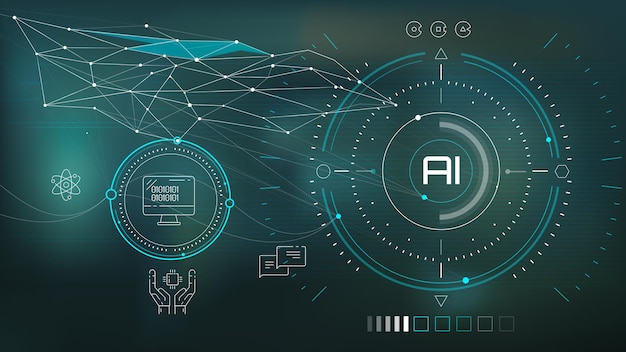 Kunstmatige intelligentie met digitale data-analyse en machine learning