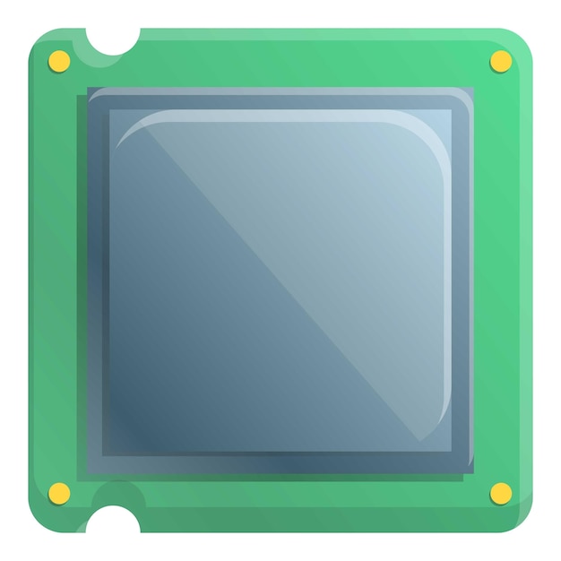 Kunstmatige processor pictogram Cartoon van kunstmatige processor vector pictogram voor webdesign geïsoleerd op een witte achtergrond