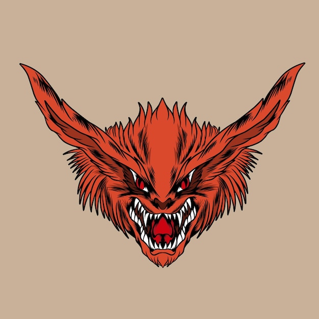 kurama vectorillustratie