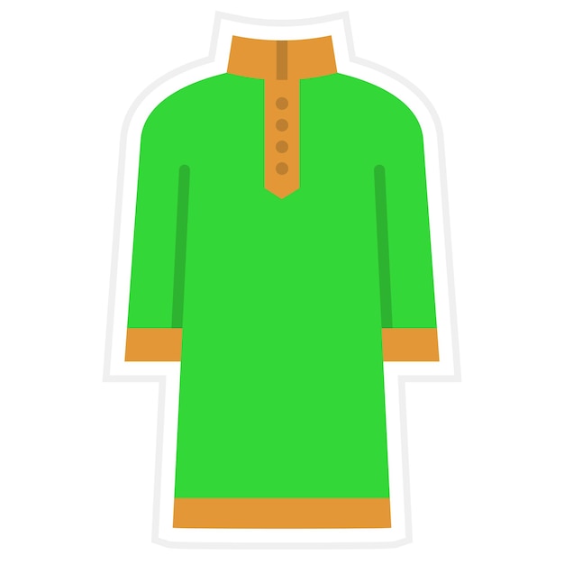 Vector kurta icon