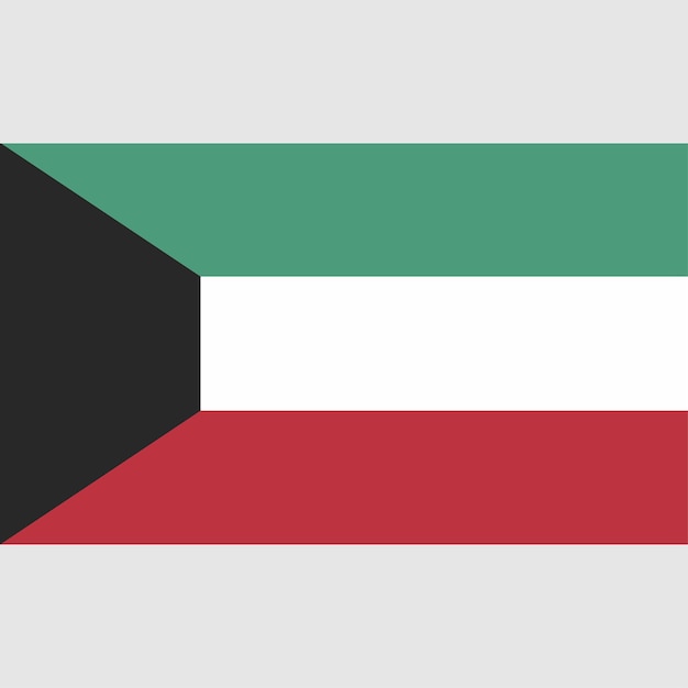 Kuwait Country Flag Vector and JPG File