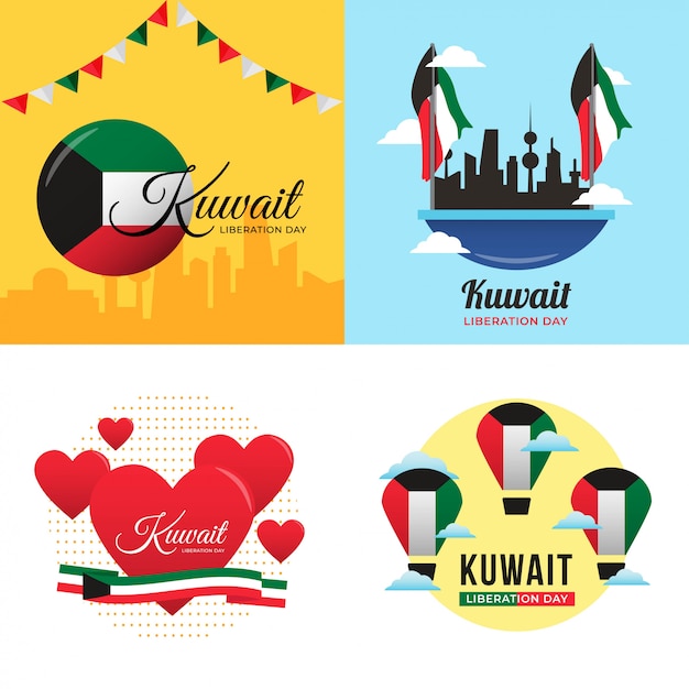 Kuwait Liberation Day Illustration