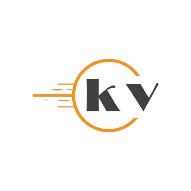 KV モノグラム 円形のデザイン