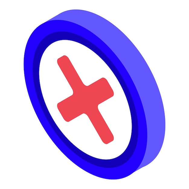 Kwaliteitsborging beperkt pictogram Isometrisch van kwaliteitsborging beperkt vectorpictogram voor webontwerp geïsoleerd op een witte achtergrond