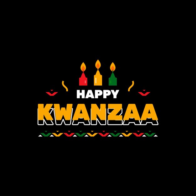 Kwanzaa day african culture event background