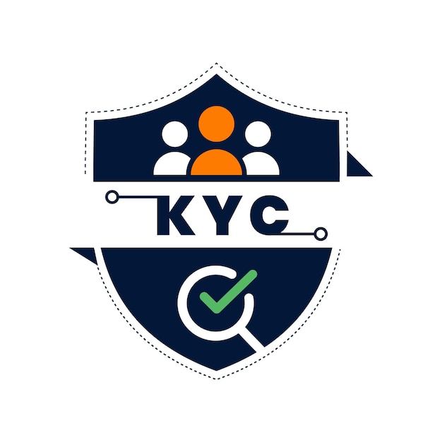 Вектор Иллюстрация соответствия kyc и проверки личности