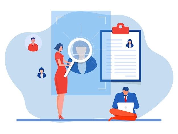 kyc or know your customer with business verifying the identity of its clients through a magnifying