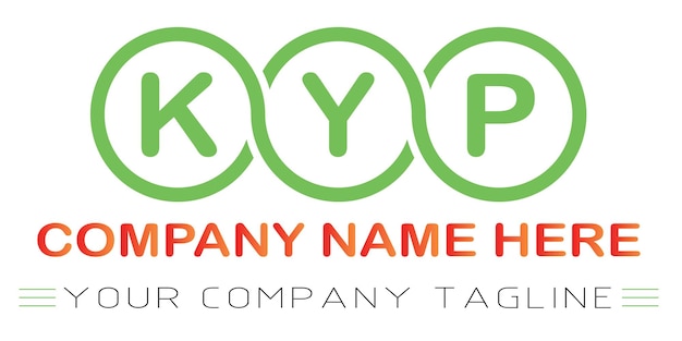 KYP Letter Logo Design