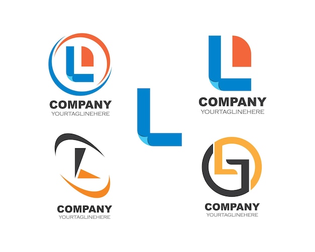 L letter illustratie logo vector icon