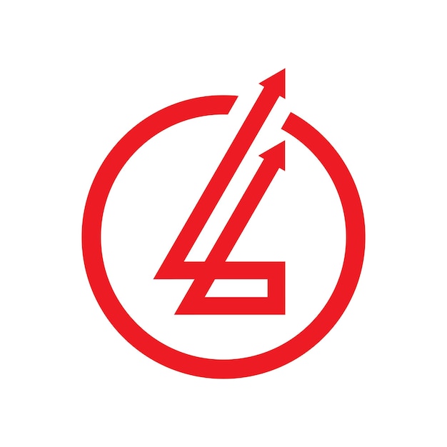 Дизайн логотипа буквы L для компании