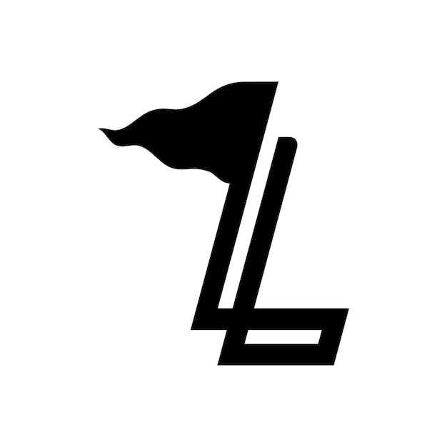 会社のl文字ロゴデザイン
