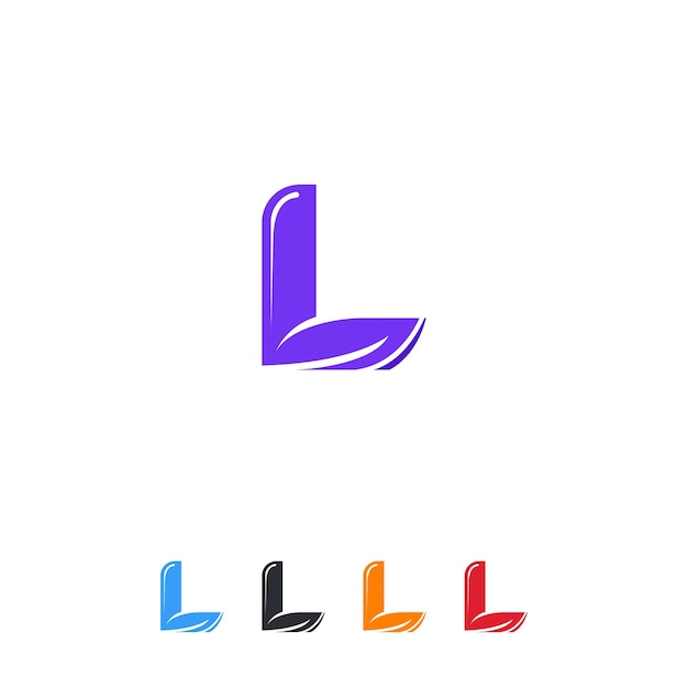 Vector l letter logo design vector template