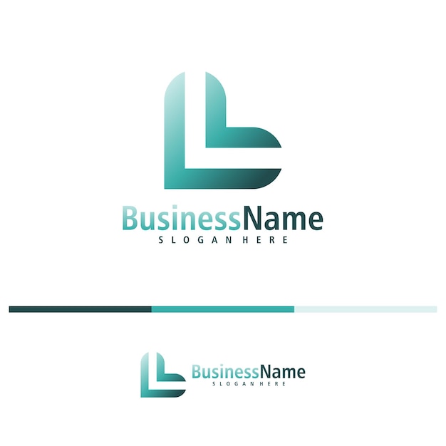 L letter logo ontwerp vector Creatieve Initial L logo concepten sjabloon