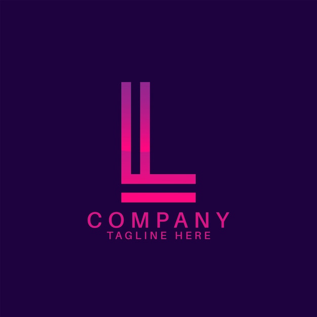 L Letter Logo ontwerpsjabloon