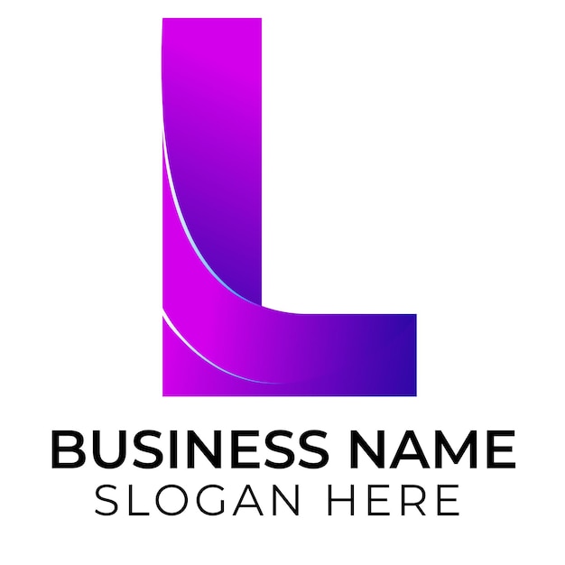 L letter logo sign that says l name