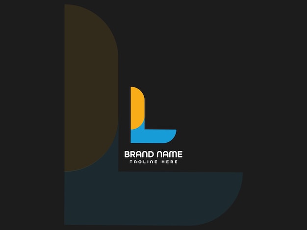 Вектор l письмо logo