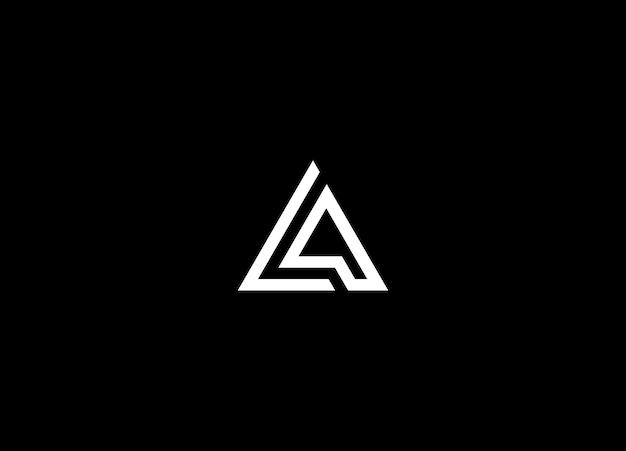 LA letter logo ontwerp en monogram logo ontwerp LA AL Alphabets Letters Logo Monogram