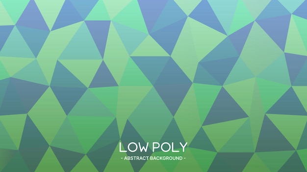 Laag Poly Abstracte Backround Groene Schaduw