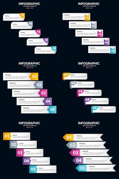 Laat uw presentatie opvallen met vectorinfographics