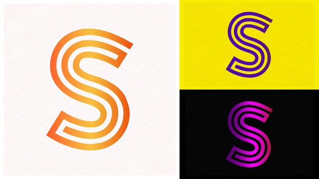 laatste tekst logo sjabloon vector