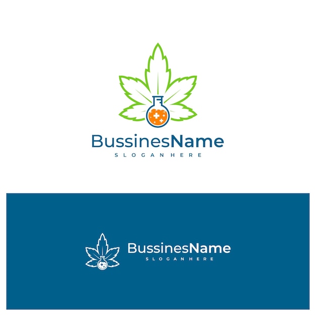 Lab Cannabis logo vector template Creative Cannabis logo design concepts