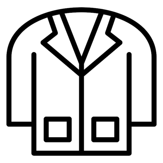 Lab Coat Icon Style