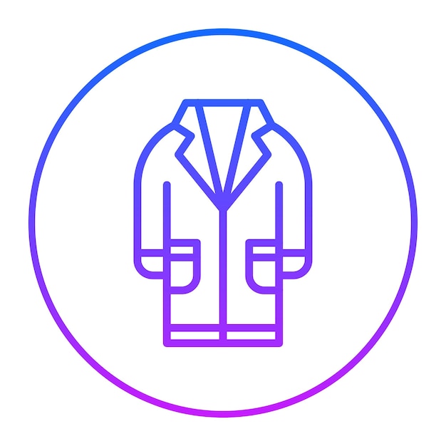 Vector lab coat vector illustration