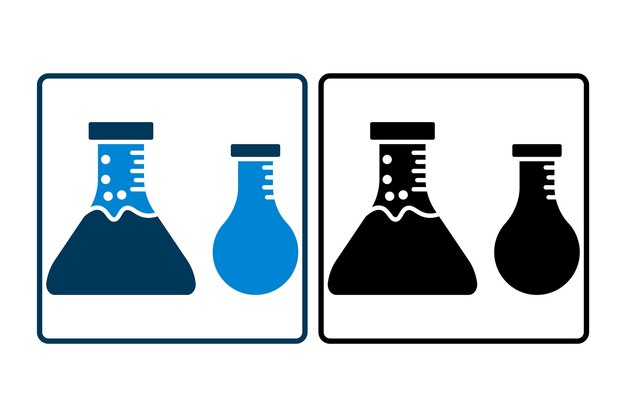 LabFlask 的圖標與 Start Up 有關,適合網站應用程式的用戶界面,可打印等,固體圖標風格,簡單的向量設計,可編輯
