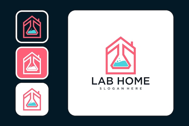 lab home logo design