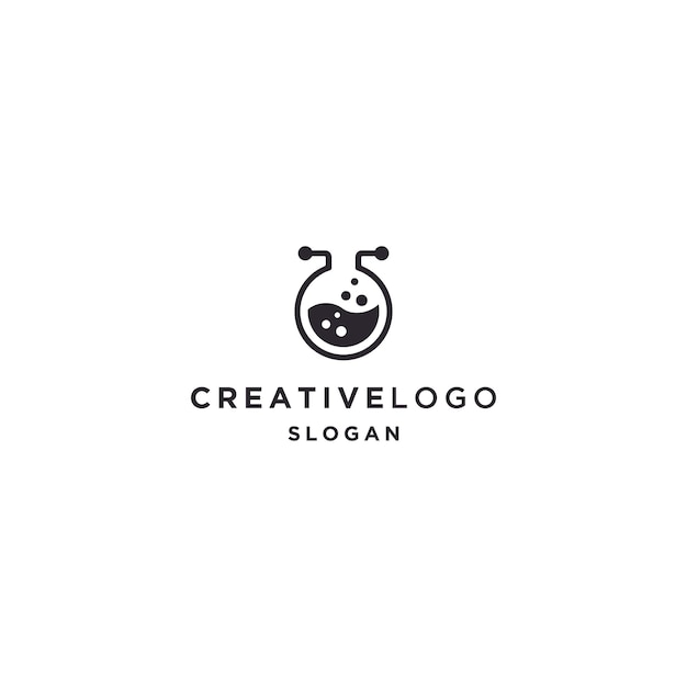 Lab logo pictogram ontwerp sjabloon vectorillustratie