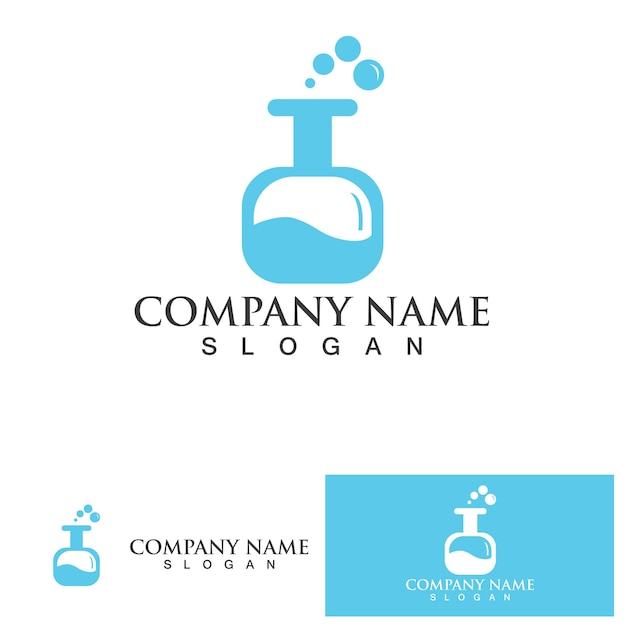 Lab logo vector icon template illustration icons