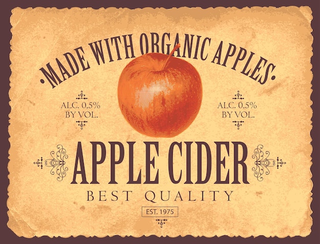 label for apple cider