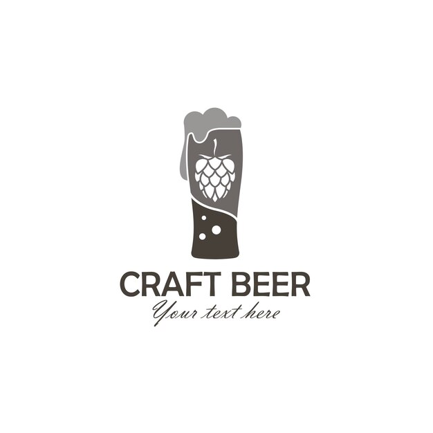 label of beer glass