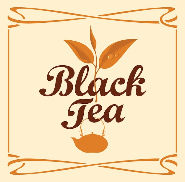 Label for black tea