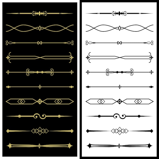 Etichetta gli elementi del bordo con un elegante disegno floreale astratto decorato