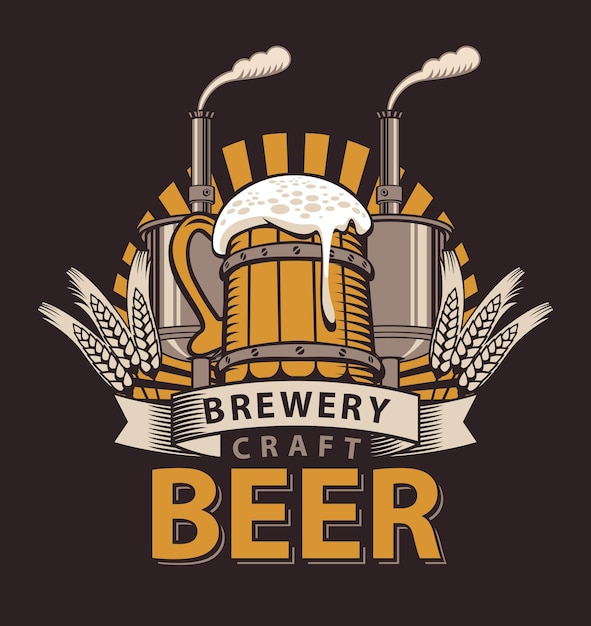 Label for craft brewery