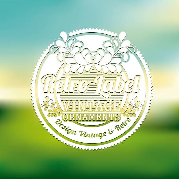 Vector label design