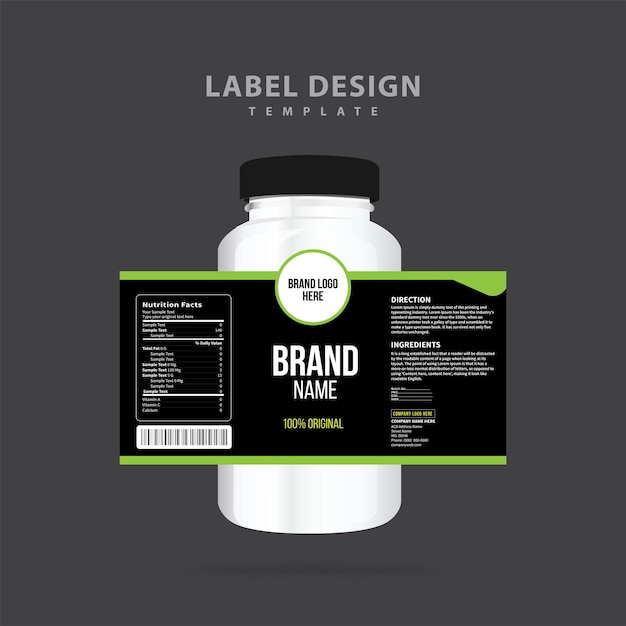 Premium Vector | Label design