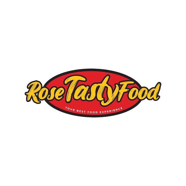 Vector label logo design for food shop vector template