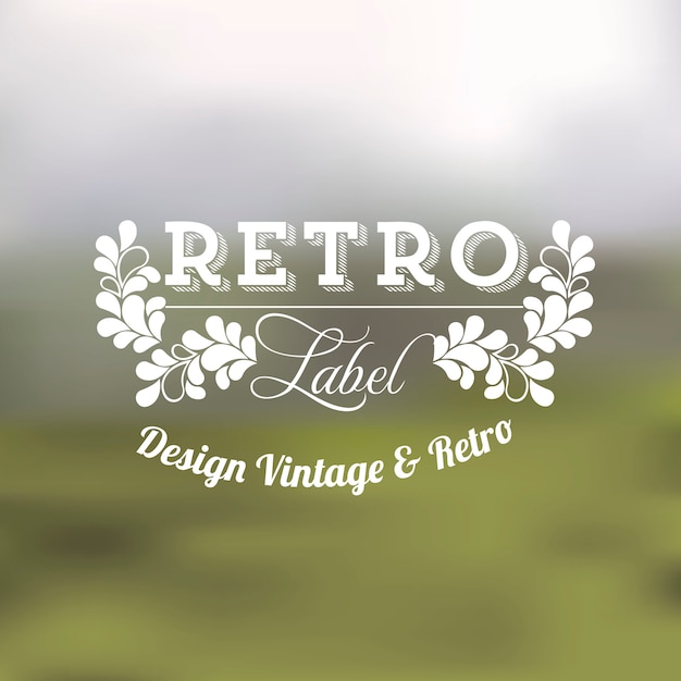 Vector label ontwerp