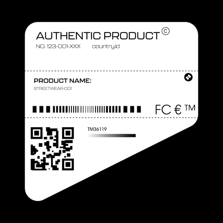 Vector label pack design retro futuristic element in y2k for apparel clothing and poster design