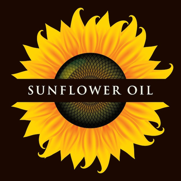 label for sunflower oil