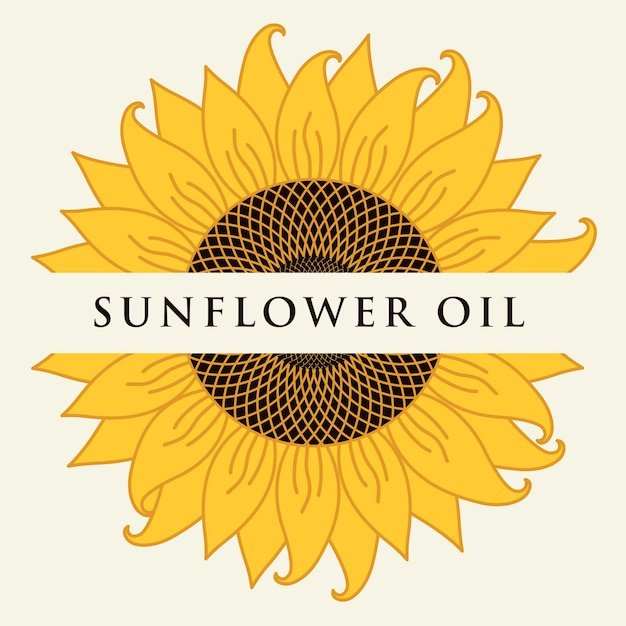Label for sunflower oil