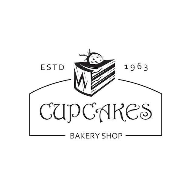 label with cupcake