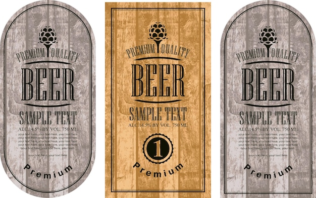 Labels for beer