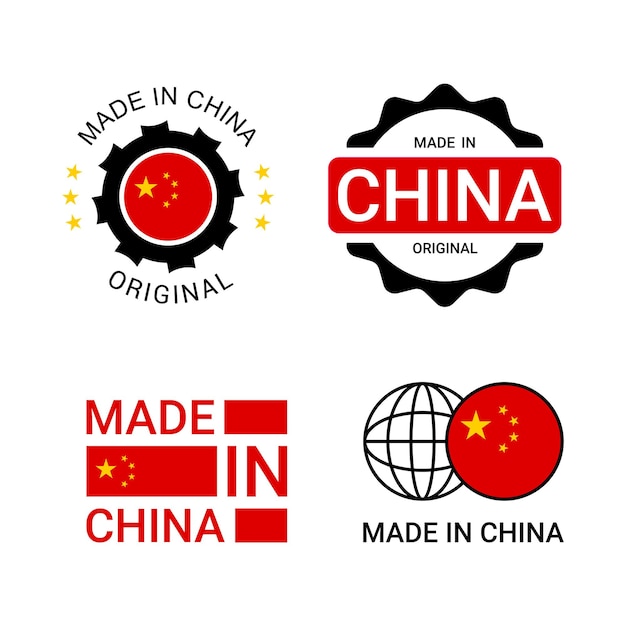 Labels of made in china