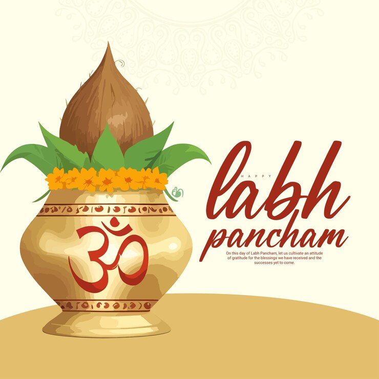 वेक्टर labh pancham social media post banner template