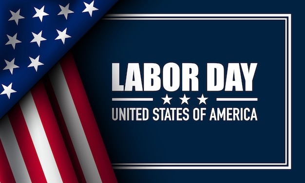 Vector labor day background design